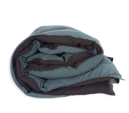 Εικόνα της ΠΑΠΛΩΜΑ MONO BICOLOR-23 160X220 DENIM /ANTHRACITE NEF NEF