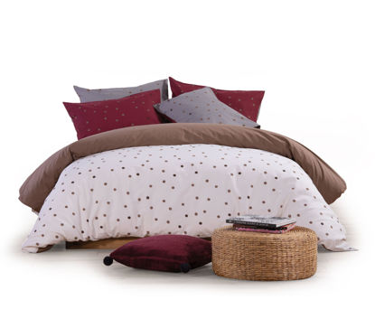 Εικόνα της ΣΕΤ ΣΕΝΤΟΝΙΑ ΜΟΝΑ FRIDAY ΜΕ ΛΑΣΤΙΧΟ ECRU/BEIGE/BORDO NEF NEF
