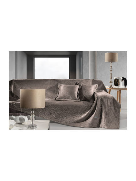 Εικόνα της Ριχτάρι Τριθέσιου Καναπέ Avon Choco 170x300cm Guy Laroche