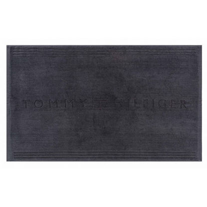 Εικόνα της Tommy Hilfiger Πατάκι Μπάνιου Πετσετέ  Legend Grey 50 x 80εκ