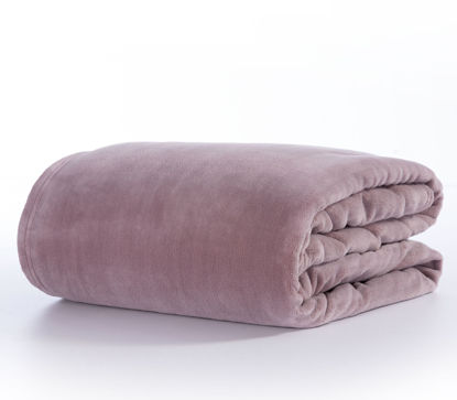 Εικόνα της ΚΟΥΒΕΡΤΑ FLEECE ΥΠΕΡΔΙΠΛΗ COSY 220x240 MAUVE NEF NEF