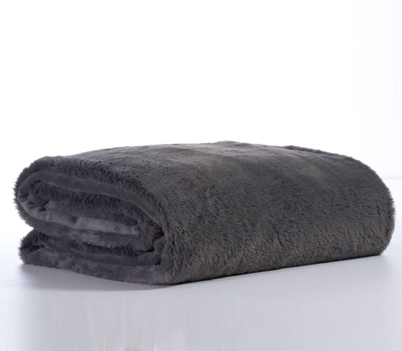 Εικόνα της ΚΟΥΒΕΡΤΑ ΜΕ ΓΟΥΝΑ ΥΠΕΡΔΙΠΛΗ WARMER 240x220 GREY