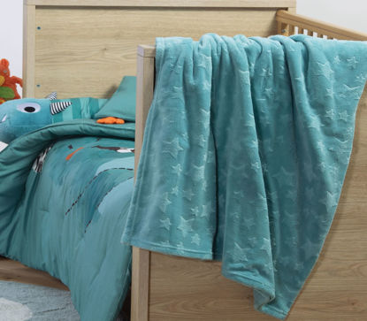 Εικόνα της ΒΡΕΦΙΚΗ ΚΟΥΒΕΡΤΑ FLEECE ΑΓΚΑΛΙΑΣ NAP 80X110 AQUA NEF NEF