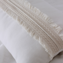 Εικόνα της Μαξιλάρι Boho Ορθογώνιο δαντελένιο Vanilla