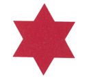 Εικόνα της ΧΡΙΣΤΟΥΓΕΝΝΙΑΤΙΚΟ ΣΟΥΠΛΑ FELT STAR 2TMX RED NEF NEF