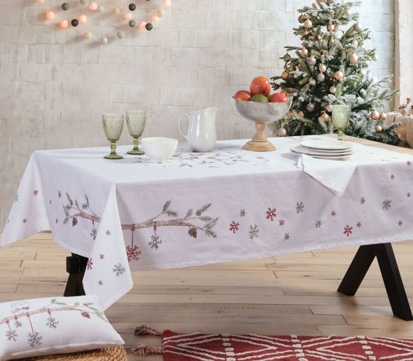 Εικόνα της ΤΡΑΠΕΖΟΜΑΝΤΗΛΟ CHRISTMAS TWEET 140X180 NEF NEF