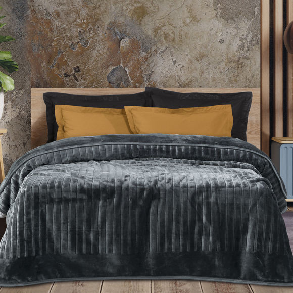 Εικόνα της DAS HOME ΚΟΥΒΕΡΤΑ VELOUR ΥΠΕΡΔΙΠΛΗ 0476