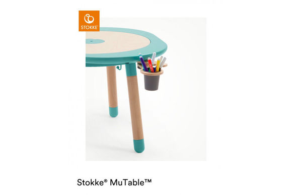 Εικόνα της Stokke MuTable Toy Container with Bracket Grey μολυβοθήκη