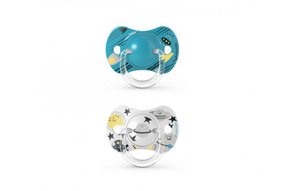 Εικόνα της Suavinex Physio Πιπίλα Σιλικόνης Space Blue 0-6m 2τμχ