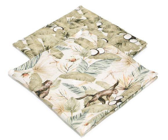 Εικόνα της Σετ 2 Pack Bamboo Μικρές Μουσελίνες Boho Coco La Millou