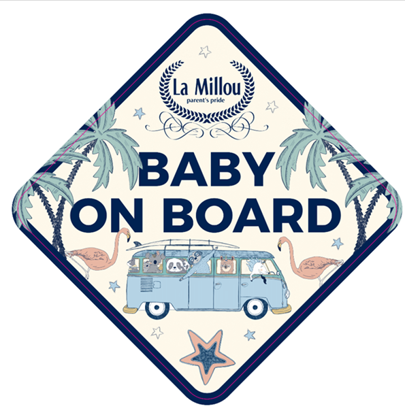 Εικόνα της Αυτοκόλλητο Baby on Board La Millou