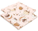 Εικόνα της Σετ Μουσελίνες Bamboo Fly me to the moon Nude silver plus
