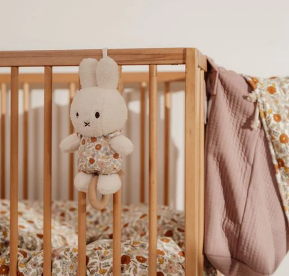 Εικόνα της Υφασμάτινο μουσικό κουκλάκι Miffy Vintage Little Flowers Little Dutch
