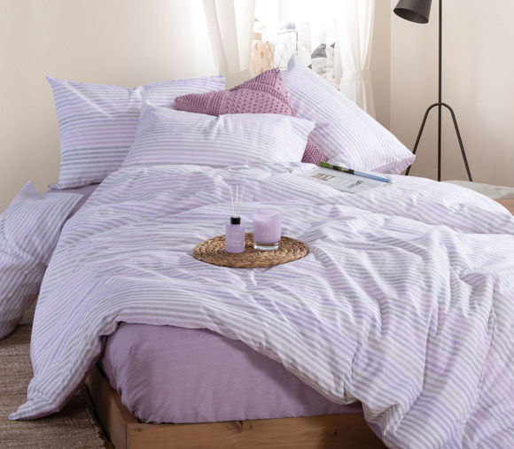 Εικόνα της ΣΕΤ ΣΕΝΤΟΝΙΑ ΜΟΝΑ MILES 170X270 PURPLE NEF NEF