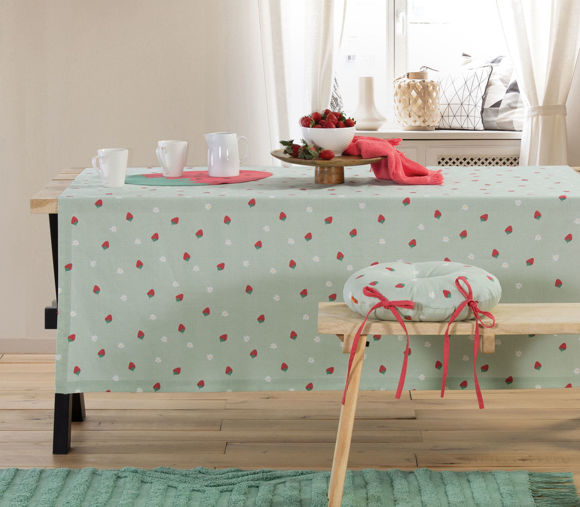 Εικόνα της ΑΛΕΚΙΑΣΤΟ ΤΡΑΠΕΖΟΜΑΝΤΗΛΟ STRAWBERRY TASTE 140Χ240 NEF NEF