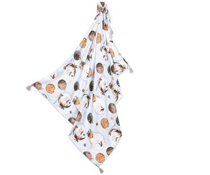 Εικόνα της Bamboo Κουβέρτα Swaddle Fly me to the Moon Sky La Millou