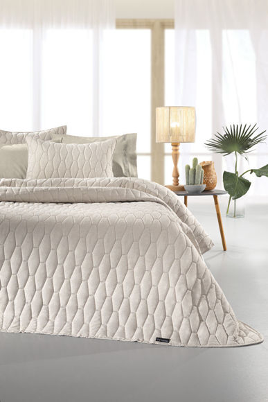 Εικόνα της Σετ Κουβερλί 2τμχ. Diamante Cream 220x240 Guy Laroche