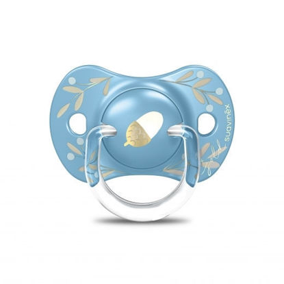 Εικόνα της Suavinex Πιπίλα Σιλικόνης Gold 18m+ Blue