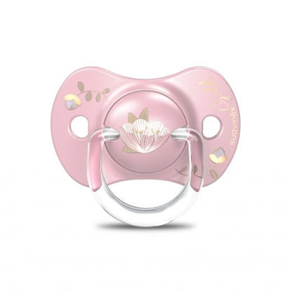 Εικόνα της Suavinex Πιπίλα Σιλικόνης για 6-18 μηνών Physio Gold PInk