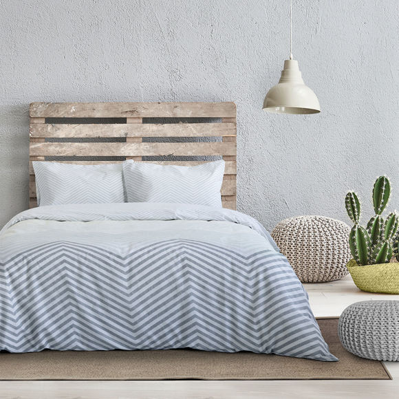 Εικόνα της Σετ Σεντόνια Υπέρδιπλα Kocoon Hilium Grey με λάστιχο
