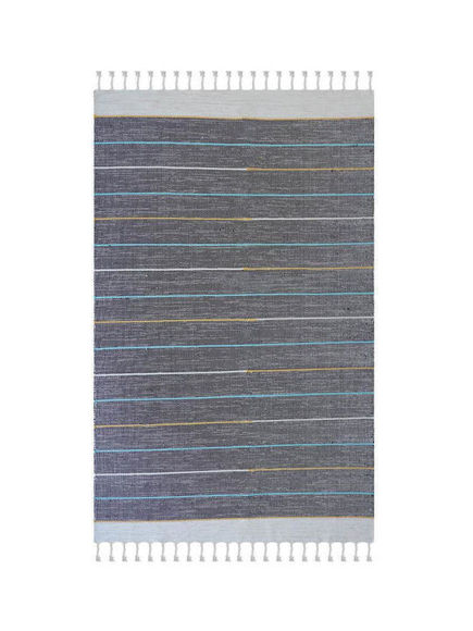 Εικόνα της Χαλί Ribella Χειροποίητο 100 D.grey 70x140