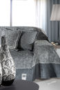 Εικόνα της Ριχτάρι Parfait Anthracite Τριθέσιου Καναπέ 180x300 Guy Laroche