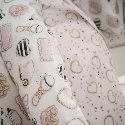Εικόνα της Σετ σεντόνια λίκνου Pinky Vesta Home