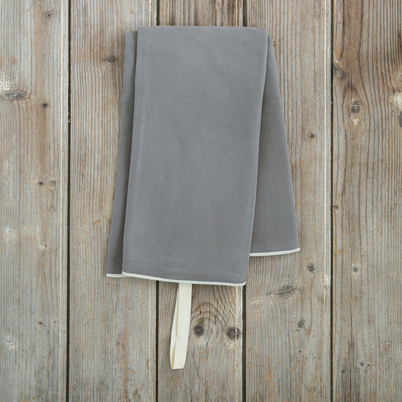 Εικόνα της Πετσέτα Microfiber 90x160 Nima Riva Medium Grey