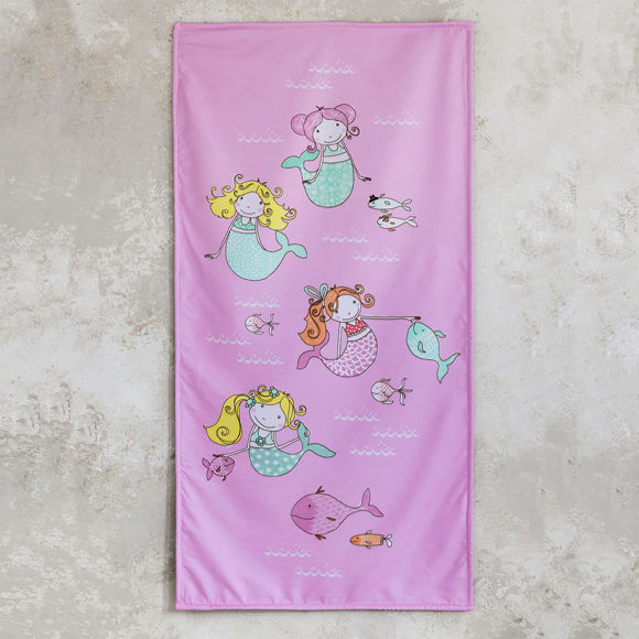 Εικόνα της Παιδική Πετσέτα Θαλάσσης 70x140 Nima Dancing Mermaids