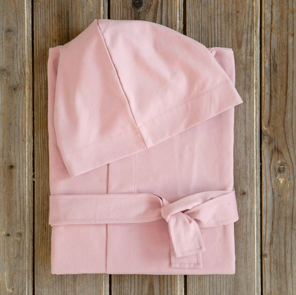 Εικόνα της Μπουρνούζι Microfiber Nima Comfort Dusty Pink Medium