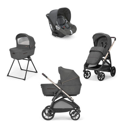 Εικόνα της Σύστημα μεταφοράς Aptica Quattro Velvet Grey/  Palladio Black Cab