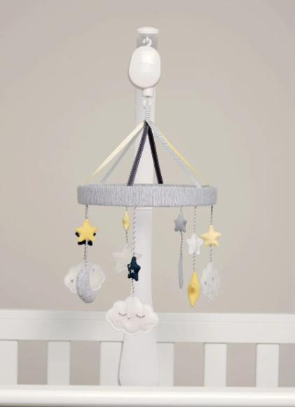 Εικόνα της Παιδικό Μουσικό Mobile Mamas & Papas Cloud White - Grey