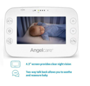 Εικόνα της Ενδοεπικοινωνία Μωρού με Κάμερα 4.3' και Αισθητήρα Άπνοιας AC327 Angelcare