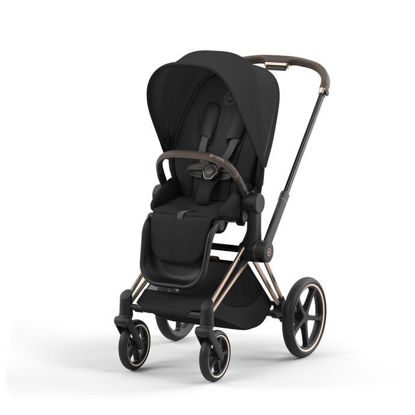 Εικόνα της Cybex Priam Frame Rosegold - Seat Sepia Black