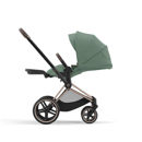 Εικόνα της Cybex Priam Frame Rosegold - Seat Leaf Green