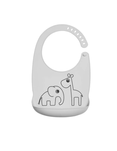 Εικόνα της Παιδική Σαλιάρα Done By Deer Silicone Bib Deer Friends Grey
