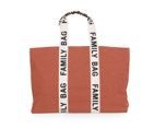 Εικόνα της Τσάντα Αλλαγής Childhome Family Bag Signature Canvas Terracotta