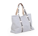 Εικόνα της Τσάντα Αλλαγής Childhome Family Bag Signature Canvas Off White