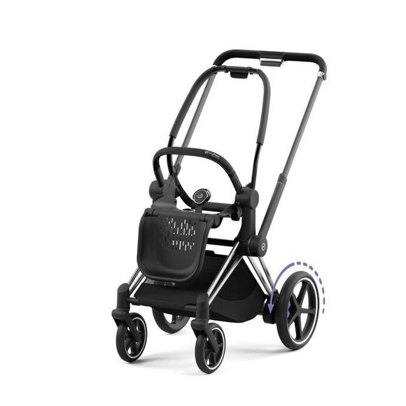 Εικόνα της Cybex ePriam New Generation Πλαίσιο & Seat Hardpart Chrome With Black Details