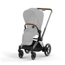 Εικόνα της Cybex ePriam New Generation Πλαίσιο & Seat Hardpart Chrome With Brown Details