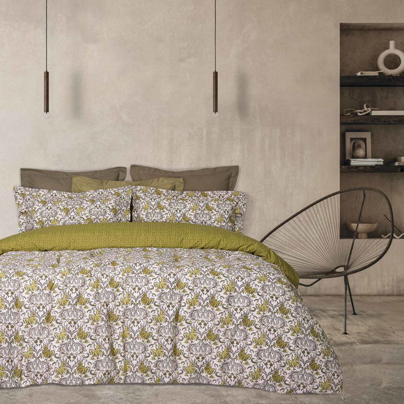 Εικόνα της DAS HOME ΣΕΤ ΣΕΝΤΟΝΙΑ ΥΠΕΡΔΙΠΛΑ CASUAL ΜΕ ΛΑΣΤΙΧΟ 5412