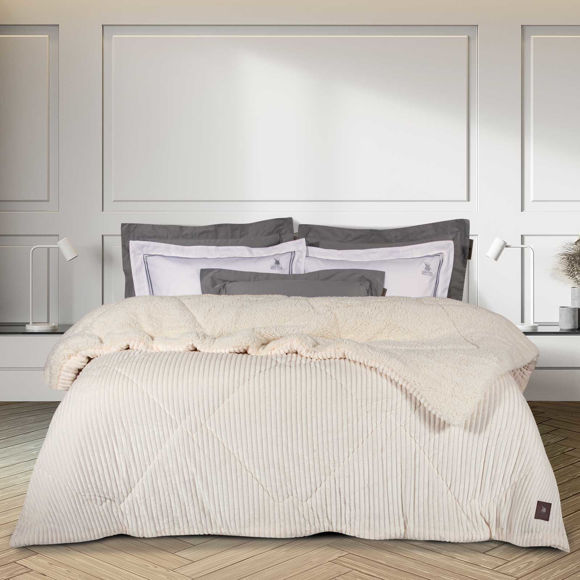 Εικόνα της GREENWICH POLO CLUB ΚΟΥΒΕΡΤΟΠΑΠΛΩΜΑ ΥΠΕΡΔΙΠΛΟ SHERPA 3427