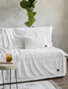 Εικόνα της Κουβέρτα Καναπέ Velure - Cream 130x170 Nima Home