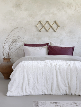Εικόνα της Κουβερτοπάπλωμα Velure - Cream 160x220 Nima Home