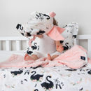 Εικόνα της Μαξιλάρι Sleepy Pig Moonlight Swan Velvet Smoke Rose La Millou
