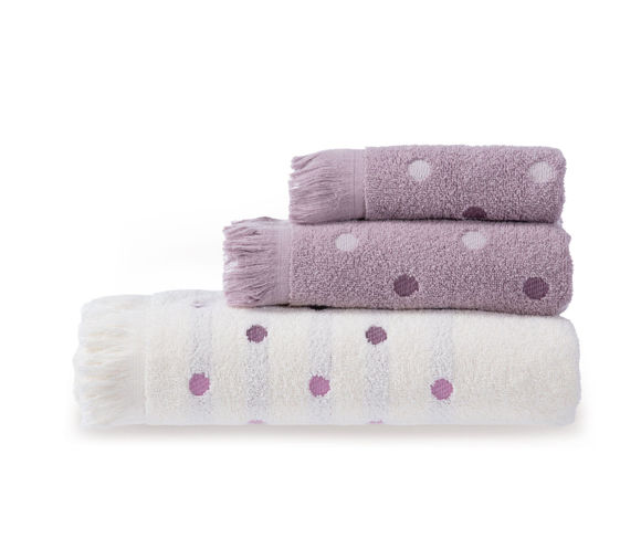 Εικόνα της ΠΕΤΣΕΤΑ ΧΕΡΙΩΝ SERENDIPITY 30X50 MAUVE NEF NEF