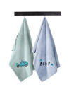 Εικόνα της Σετ Πετσέτες 2τμχ (35x50) Baby Towels Boy Set 3 Blue Green Guy Laroche