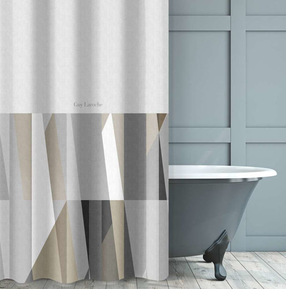 Εικόνα της Κουρτίνα Μπάνιου Nolan Stone 180x185 Guy Laroche