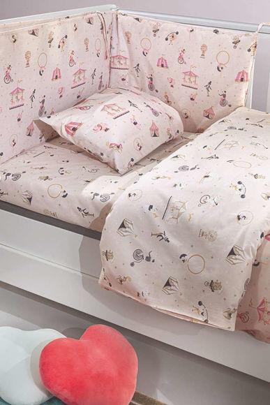 Εικόνα της Σετ Βρεφικά Σεντόνια Enjoy Pinky Saint Clair