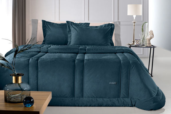Εικόνα της Πάπλωμα Cristal Velvet Saphire 180x220 Guy Laroche